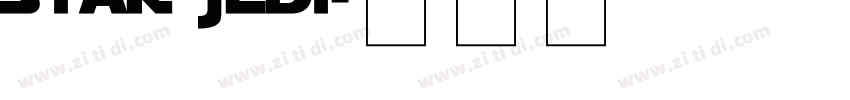 Star Jedi字体转换